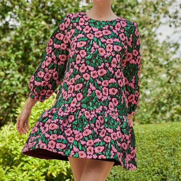🩷 Gorman Wild Roses Jacquard Dress 🩷 - Picture 1 of 6